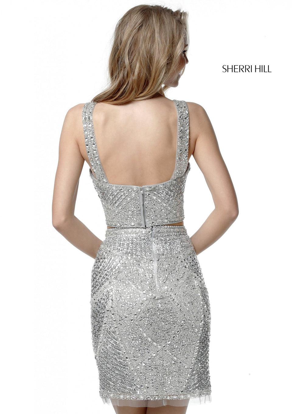 Sherri Hill Beaded Two Piece Cocktail