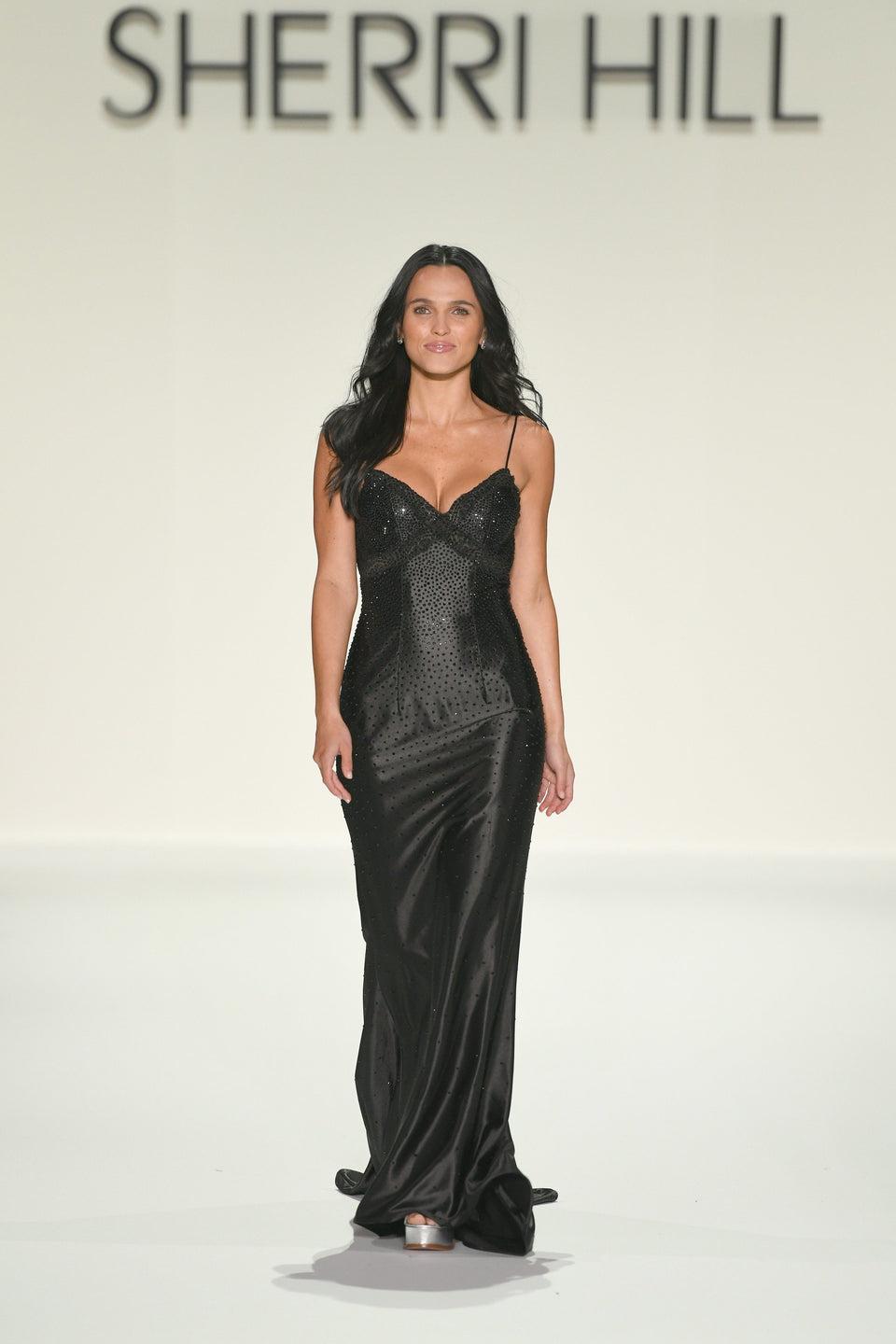 Sherri Hill Hot Stone Slip Dress