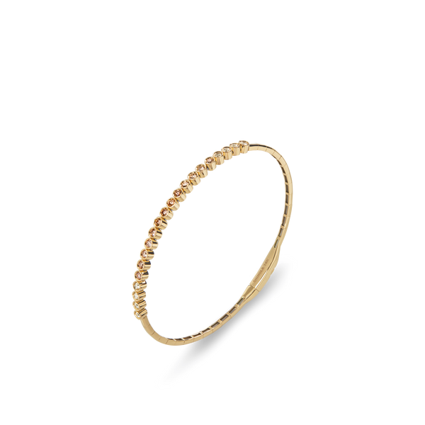Shinola 0.75 Carat Desert Diamond Tennis Bangle Bracelet