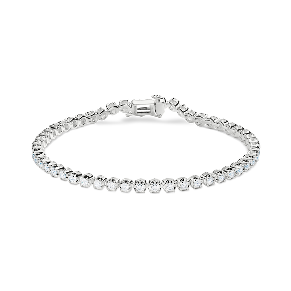 shinola 2 Carat 7" Diamond Tennis Bracelet White Gold