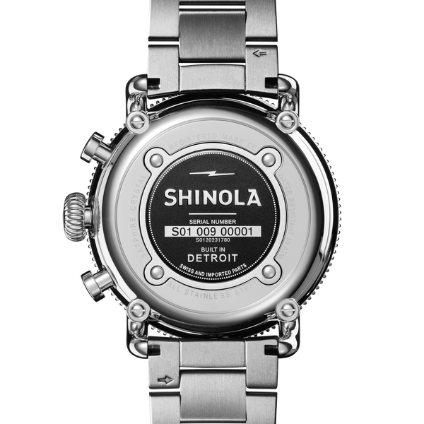 Shinola Runwell Sport Chronograph Watch Midnight Blue
