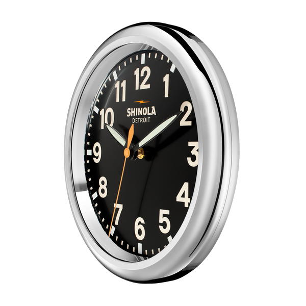 Shinola 14" Runwell Clock Black