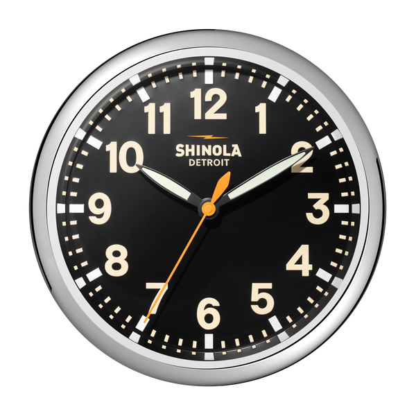 shinola 14" Runwell Clock Black