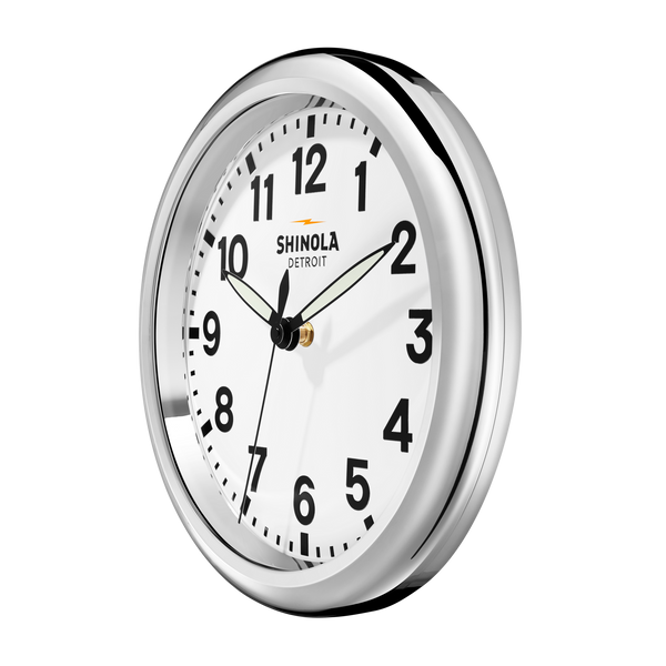 Shinola 14" Runwell Clock White