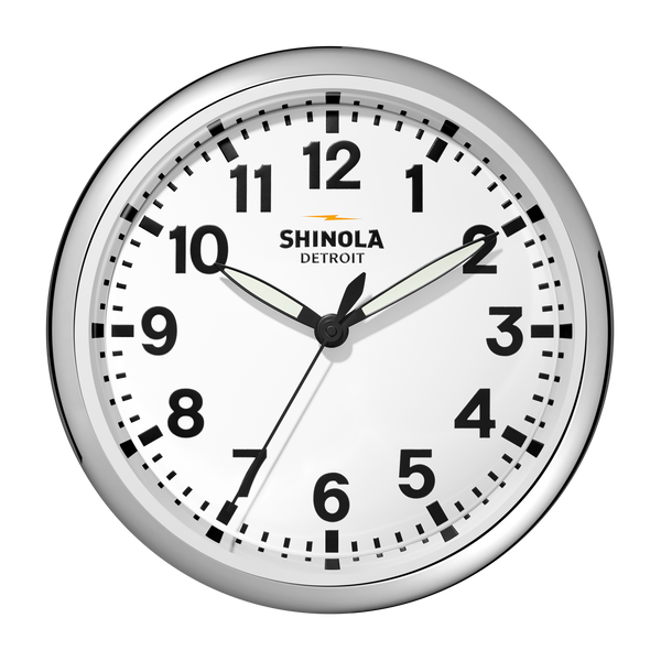 shinola 14" Runwell Clock White