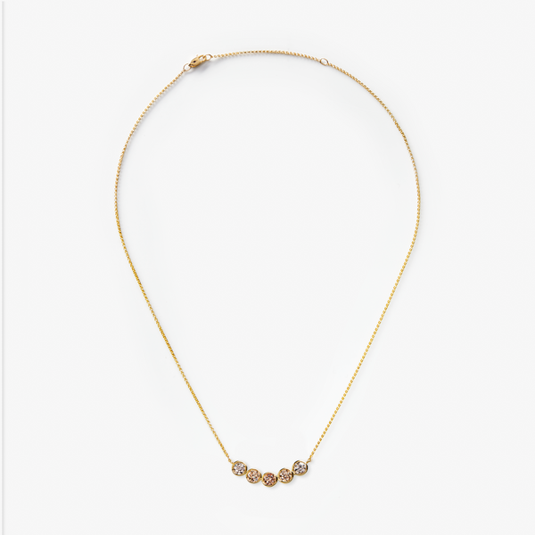 Shinola 2 Carat Desert Diamond Curved Bar Necklace