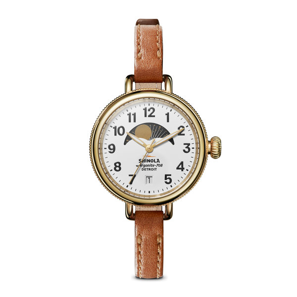 shinola Birdy Moon Phase Watch