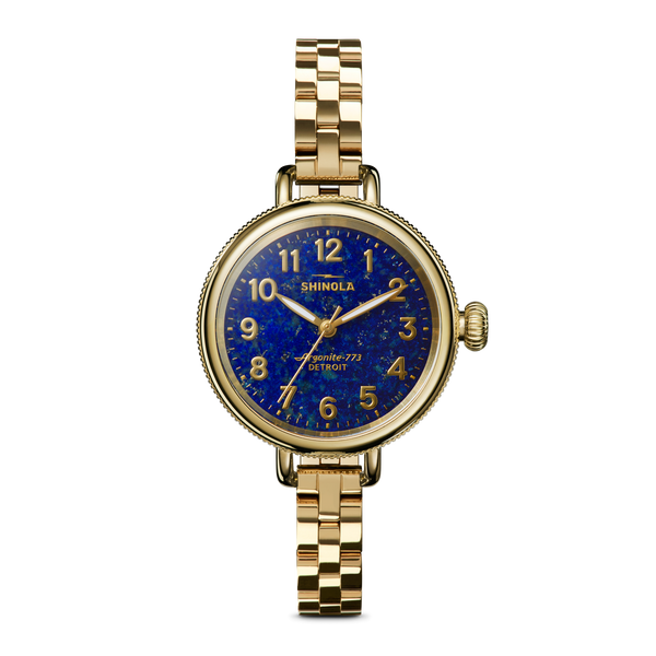 shinola Birdy Watch Lapis
