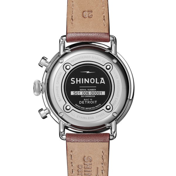 Shinola Canfield 2 Eye Chrono