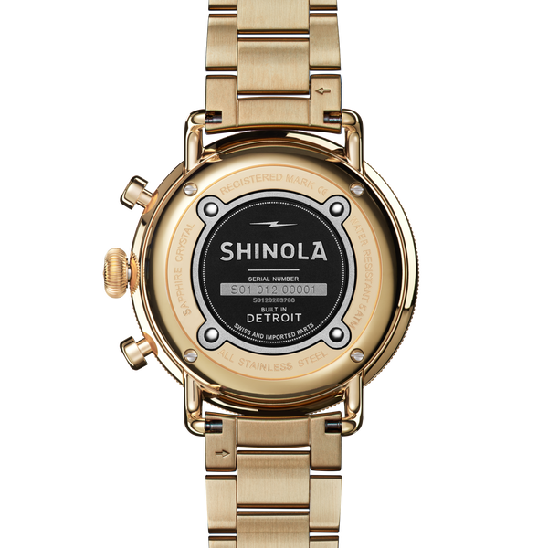 Shinola Canfield Chronograph Watch White