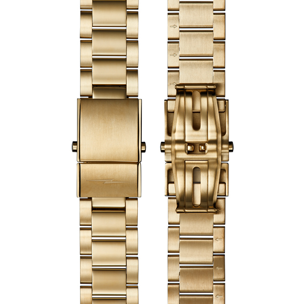 Shinola Canfield Sport Chronograph Watch Gold