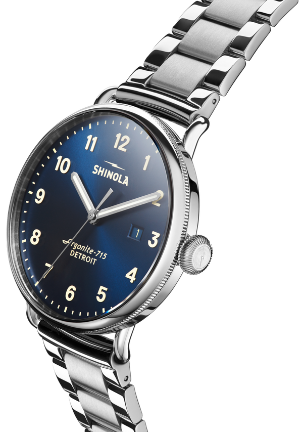 Shinola Canfield Watch Midnight Blue