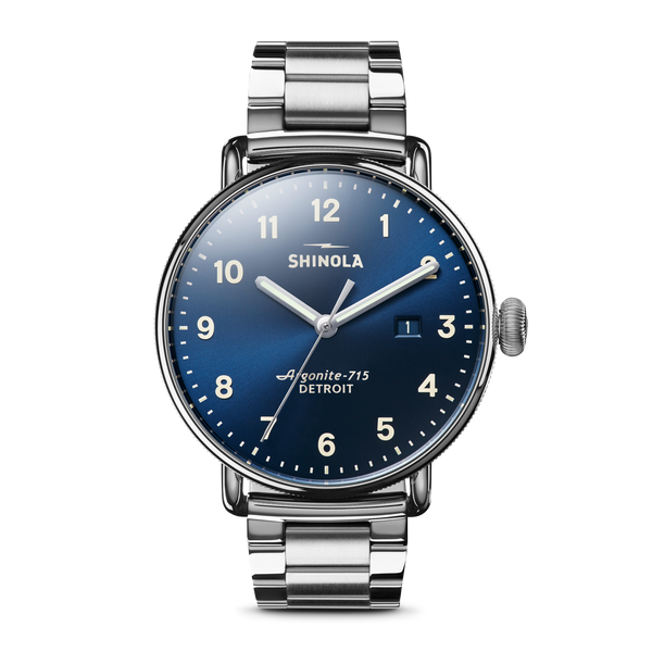 shinola Canfield Watch Midnight Blue