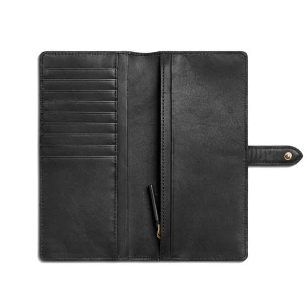 Shinola Continental Snap Wallet Black