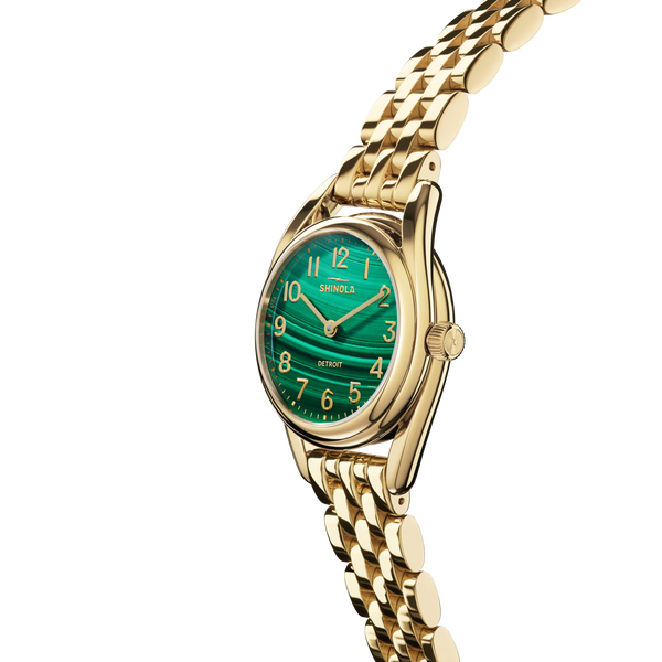 Shinola Derby Watch Malachite