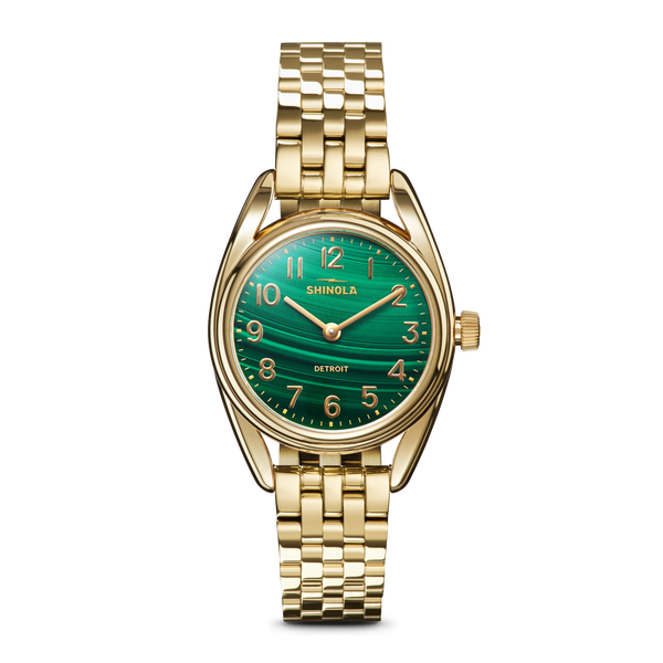 shinola Derby Watch Malachite