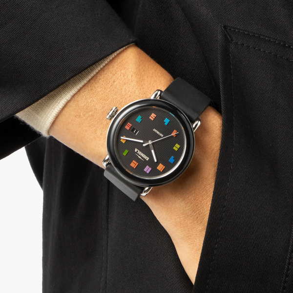 Shinola Detrola Watch Black Multi