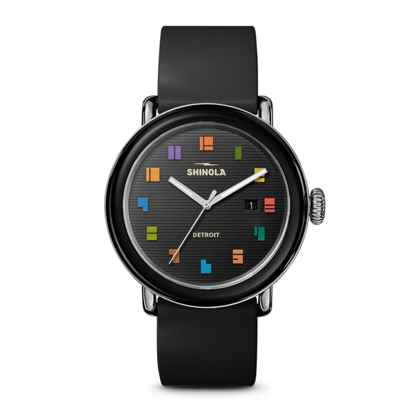 shinola Detrola Watch Black Multi