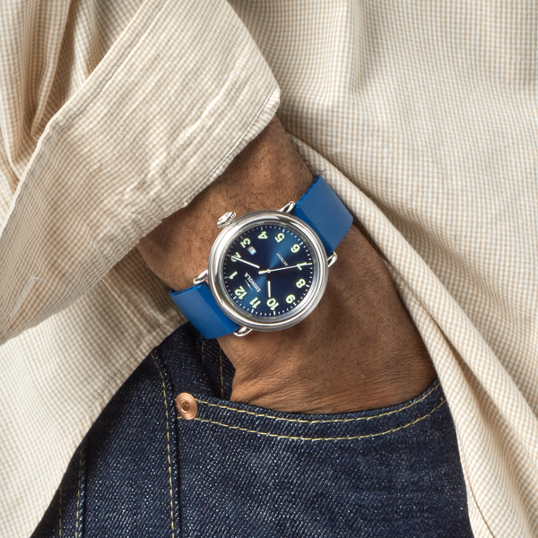 Shinola Detrola Watch Blue