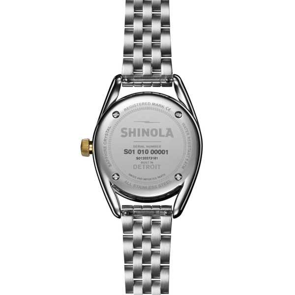 Shinola Diamond Derby Watch White Mother Of Pearl