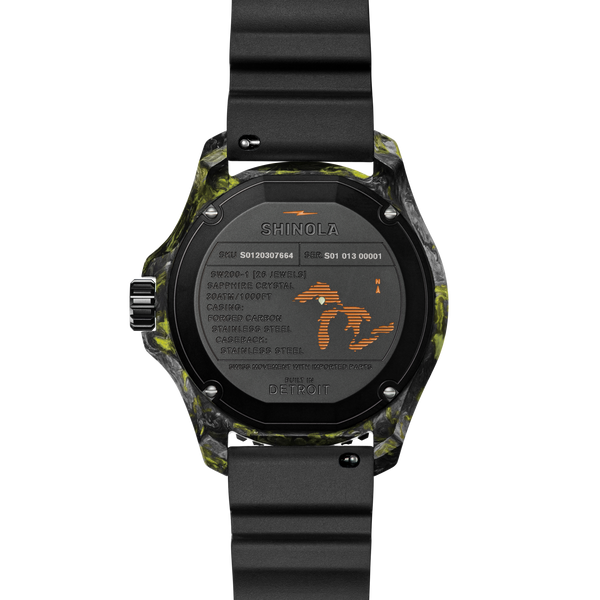 Shinola Forged Carbon Monster Watch