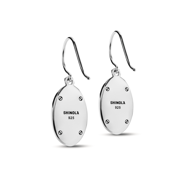 Shinola Heirloom Petoskey Drop Earrings Petoskey