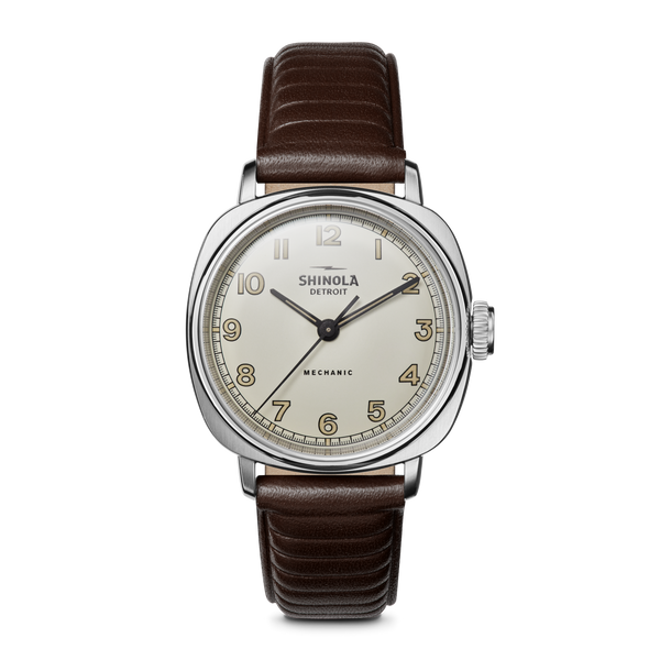shinola Mechanic Watch Alabaster