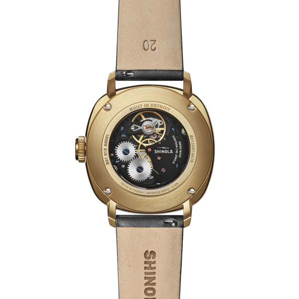 Shinola Mechanic Watch Black/Gold