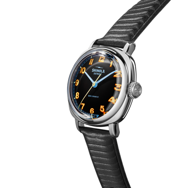 Shinola Mechanic Watch Black/Orange