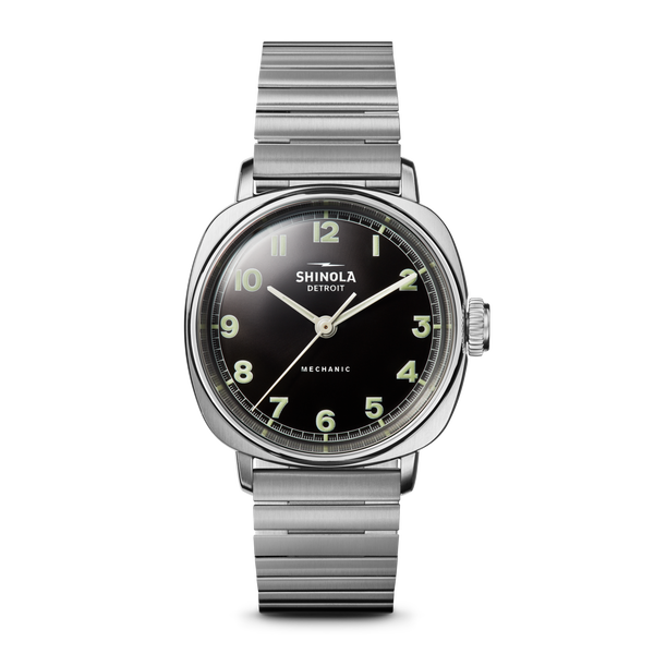 shinola Mechanic Watch Black