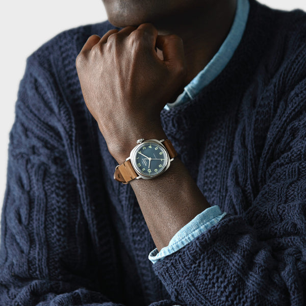 Shinola Mechanic Watch Steel Blue