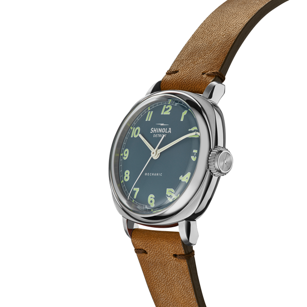 Shinola Mechanic Watch Steel Blue