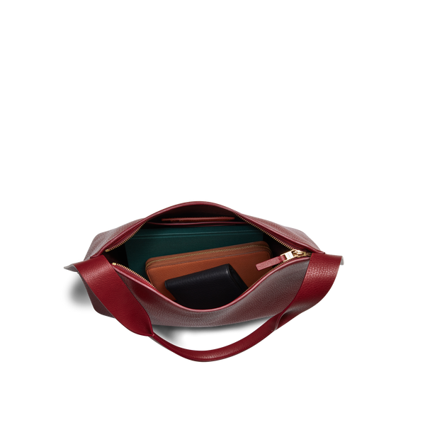 Shinola Medium Derby Shoulder Bag Ruby