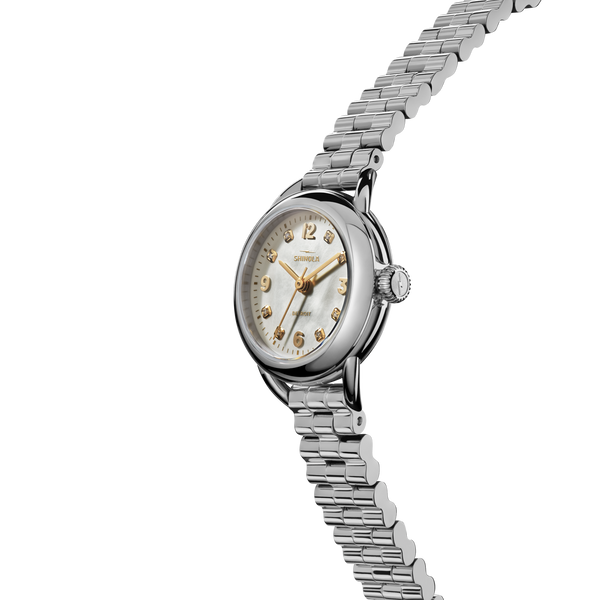 Shinola Runabout Watch Mother Of Pearl/Diamond