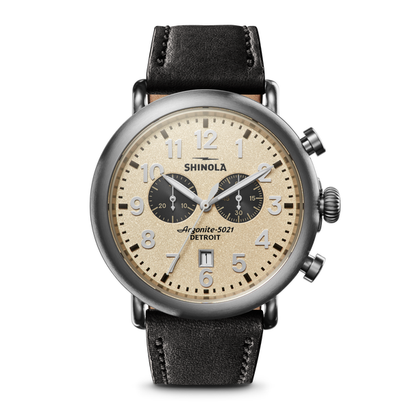 shinola Runwell Chronograph Cream