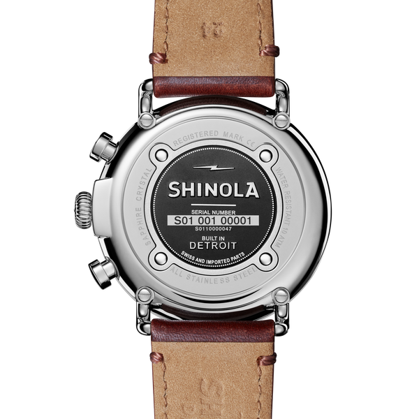 Shinola Runwell Chronograph Watch Blue