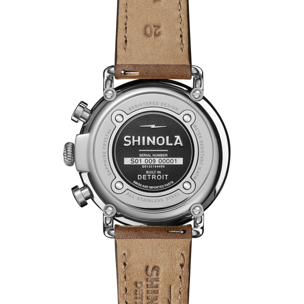 Shinola Runwell Chronograph Watch Midnight Blue