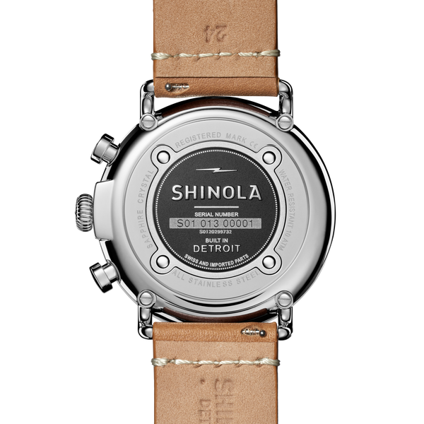Shinola Runwell Chronograph Watch White