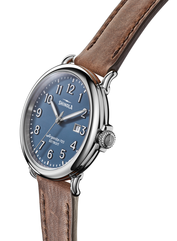 Shinola Runwell Date Watch Blue