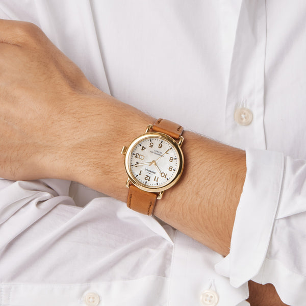 Shinola Runwell Date Watch White