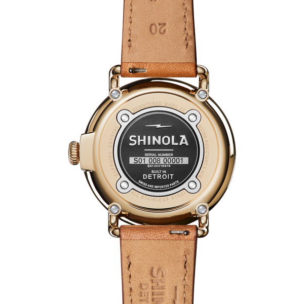 Shinola Runwell Date Watch White