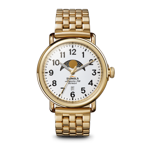 shinola Runwell Moon Phase Watch