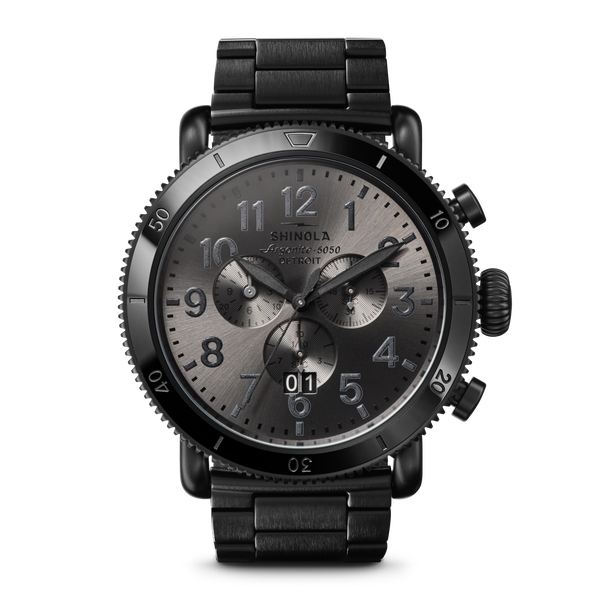 shinola Runwell Sport Chronograph Watch Gunmetal
