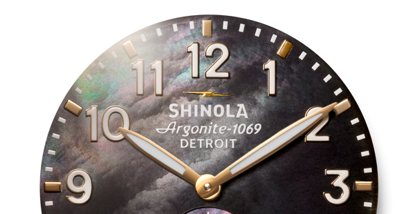 Shinola Runwell Watch Black Mother Of Pearl