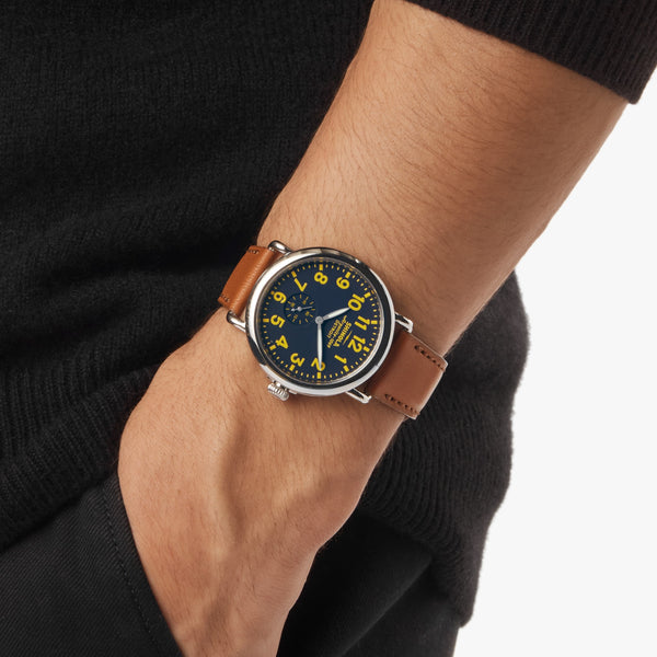Shinola Runwell Watch Collegiate