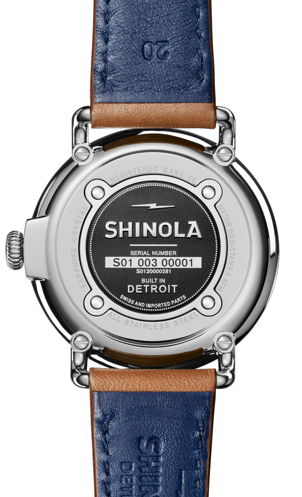 Shinola Runwell Watch Collegiate