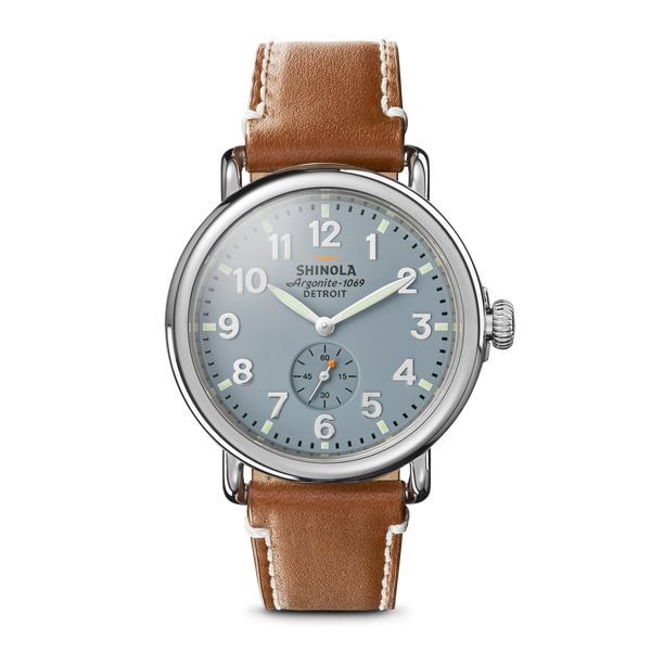 shinola Runwell Watch Gray / Blue