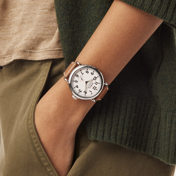 shinola Runwell Watch White