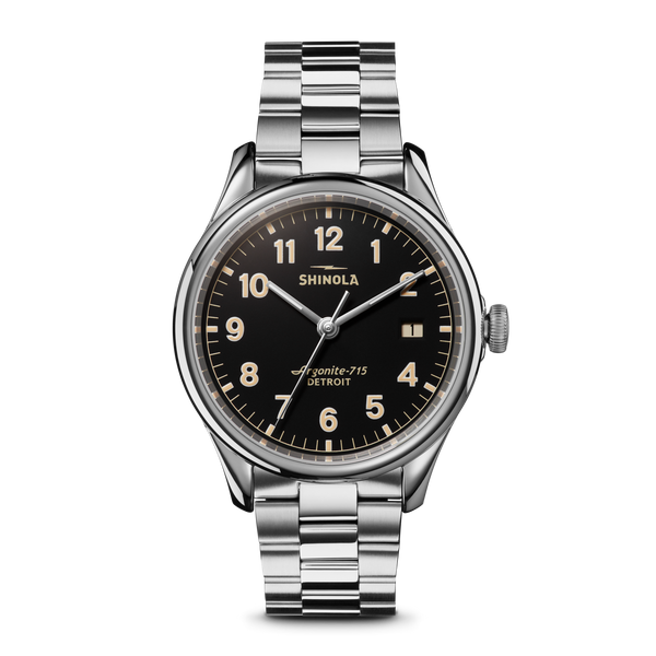 shinola Vinton Watch Black