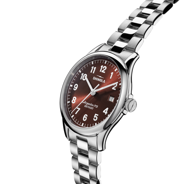 Shinola Vinton Watch Whiskey